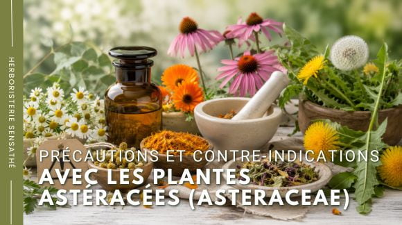 Précautions et contre-indications avec les plantes Astéracées (Asteraceae) - Herboristerie Sensathé
